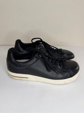 Birkenstock Bend Low Black Leather Sneakers Men Size EU 44 US 11 Made In Germany